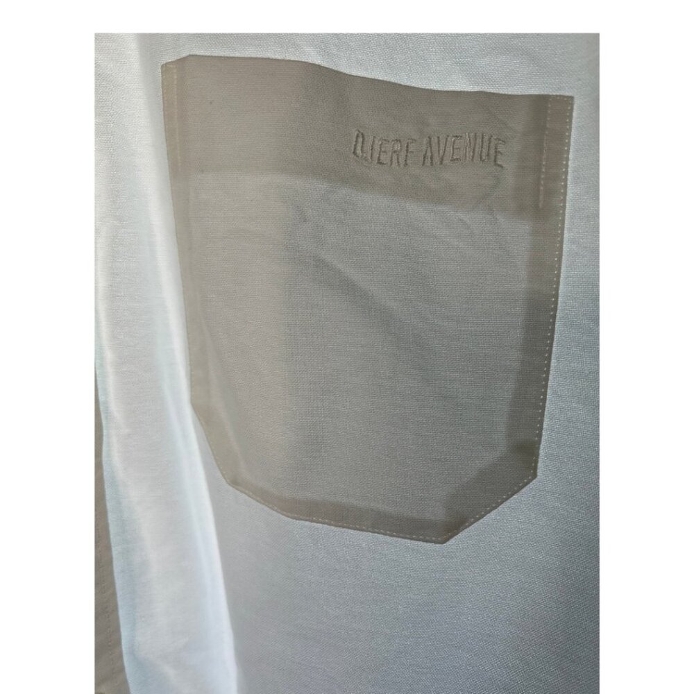 Djerf Avenue Breezy Shirt – White, Size XL - Picture 2 of 4